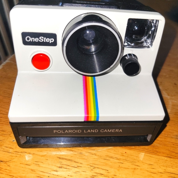 Polaroid Other - Vintage Original Polaroid SX-70 OneStep White Rainbow Stripe Land Camera TESTED